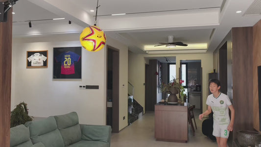 Wall-Mounted Soccer Heading Training System- Improves Players' Heading Skills